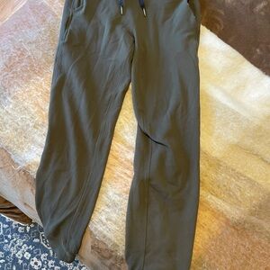 Women’s Olive Green Lululemon Jogger Pants